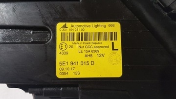 ФОНАРЬ ЛЕВЫЙ FULL LED 5E1941015D SKODA OCTAVIA 3 III