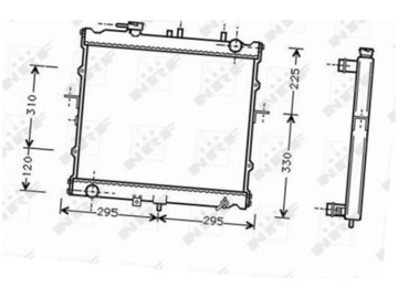 CHLADIČ KIA SPORTAGE I 2.0 RETONA