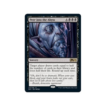 MTG Peer into the Abyss (R)