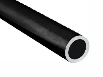 Rura aluminiowa okrągła 12x1 czarna matowa 2m