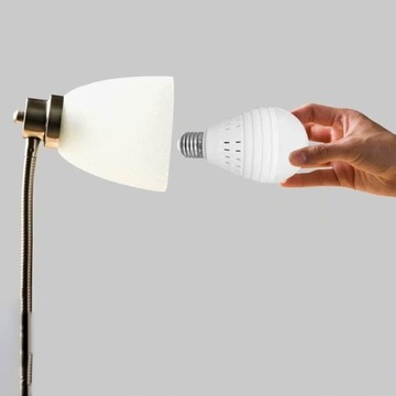 IP-КАМЕРА МОНИТОРИНГА WiFi В СВЕТОДИОДНОЙ ЛАМПОЧКЕ 360° АУДИО