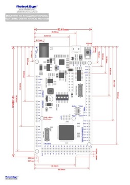Клон Arduino MEGA 2560 R3 + ESP8266