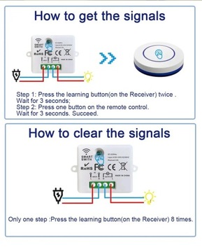 Релейный радиоконтроллер RF433MHz plus Switch