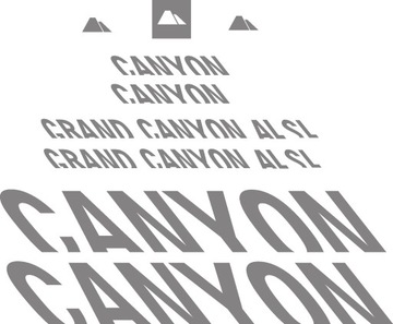 CANYON GRAND AL SL naklejki 99-5 G RÓŻNE KOLORY