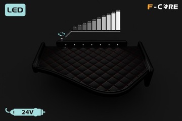 Półka TIR VOLVO FH 3 02-08 brak otworu skóra led