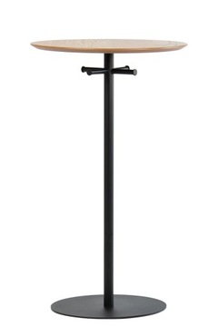 STÓŁ STOLIK KAWOWY KAWIARNIANY BAROWY BANKIETOWY KOKTAJLOWY Fi60cm natural