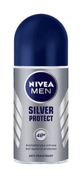 NIVEA MEN SILVER PROTECT Мужской шариковый антиперспирант для мужчин 50 мл x6