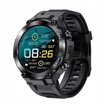 SMARTWATCH Z GPS ZEGAREK MĘSKI POLSKIE MENU 480mAh