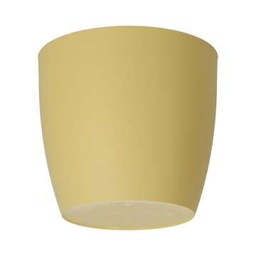 КРЫШКА НА ЦВЕТОЧНЫЙ ВАЗ ЦВЕТОЧНЫЙ ВАЗ 25 см ДЛЯ ЦВЕТОВ С ПОДСТАВКОЙ, ЖЕЛТЫЙ, ДЛЯ ГОСТИНОЙ