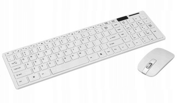 НАБОР БЕСШУМНОЙ БЕСПРОВОДНОЙ МЫШИ И КЛАВИАТУРЫ ТОНКАЯ МЫШЬ ДЛЯ ПК ДЛЯ НОУТБУК-ТВ