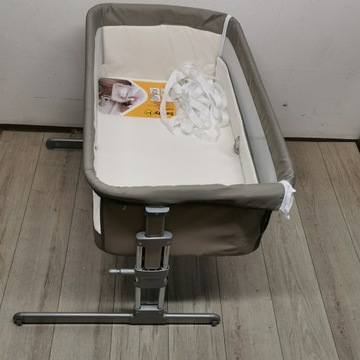 Безопасная дорожная кроватка 70 x 96 см серая