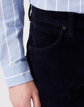 Wrangler GREENSBORO Navy SZTRUKSY GRANAT W35 L34
