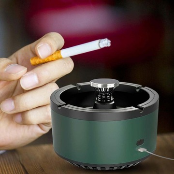 Умная пепельница с очистителем воздуха Бездымный очиститель пепельницы с питанием от аккумулятора