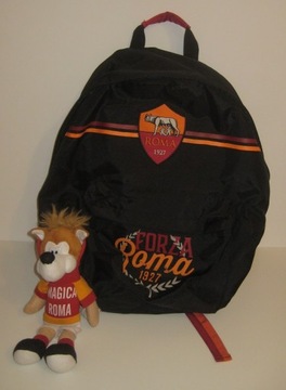 AS ROMA - PLECAK + MASKOTKA - Z WŁOCH