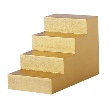 Trapezoidal Cube Wooden Ladder Toy Model Desktop