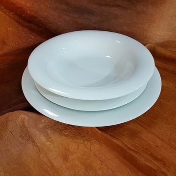 Komplet talerzy na 6 osób Gamma White Bogucice