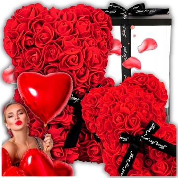 ПОДАРОК ​​МАМЕ НА ДЕНЬ МАТЕРИ ПОЛОТЕНЦЕ СВЕЧА, МИШКА, РОЗА С РОЗАМИ, СЕРДЦЕ 6в1