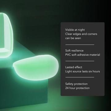 12 шт Светящиеся уголки Светящиеся мягкие