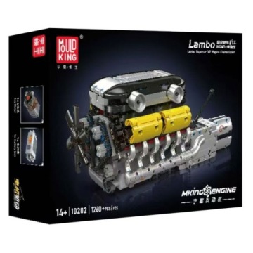 Stavebnice Mould King 10202 Motor Lambo Supercar V12