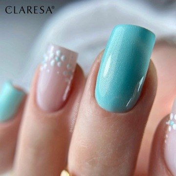 Лак для ногтей Claresa Hybrid PASTEL GLAM 6 пастельный бирюзовый