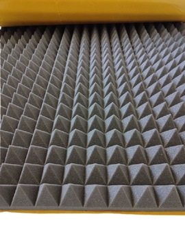 ПЕННЫЙ АКУСТИЧЕСКИЙ МАТ ПИРАМИДА звукоизоляционный стены игровой комнаты, 7 см