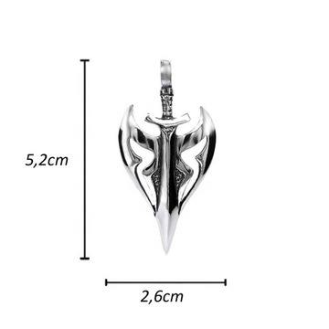 SREBRNA ZAWIESZKA MIECZ PRÓBA 925 PREZENT NOWOŚĆ