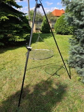 САДОВЫЙ ГРИЛЬ-ШТАТИВ ПРЕМИУМ, РЕШЕТКА ИЗ НЕРЖАВЕЮЩЕЙ НЕРЖАВЕЮЩЕЙ РЕШЕТКИ