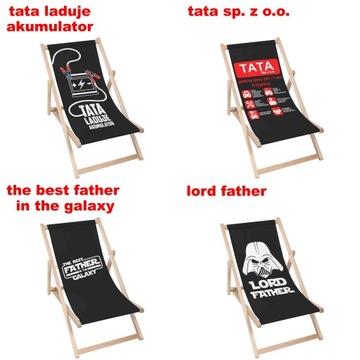 Шезлонг на День отца Идея подарка Деревянный подарок на День отца