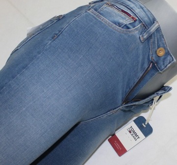 Tommy Hilfiger Santana jeansy damskie DW0DW01930 rurki bardzo wąskieW26/L32