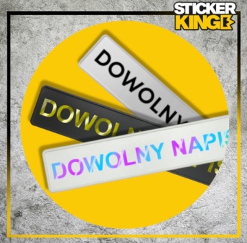 Алюминиевый номерной знак NAME COLLECTIVE черный