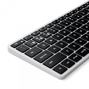 Satechi Slim X1 - klawiatura Bluetooth do trzech urządzeń USB-C (silver)