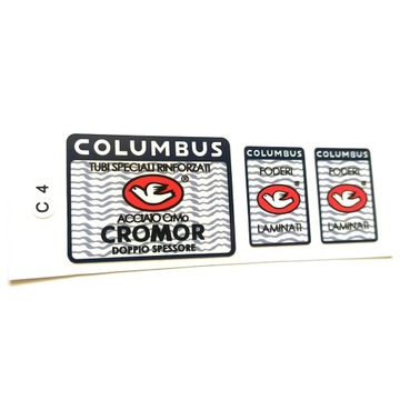 Naklejki Columbus Cromor Doppio Spessore rower C4