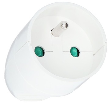 Одинарный удлинитель с заземлением, 2 м, белый