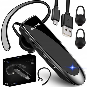 SŁUCHAWKA BLUETOOTH 5.0 DO TELEFONU ROZMÓW BEZPRZEWODOWA DLA KIEROWCY PRO