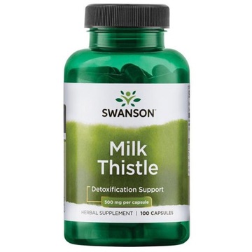 SWANSON MILK THISTLE 500MG 100CAPS OSTROPEST