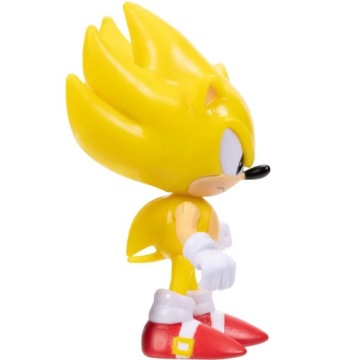 SONIC THE HEDGEHOG JAKKS PACIFIC ORIGINAL MOVING FIGURE SUPER SONIC