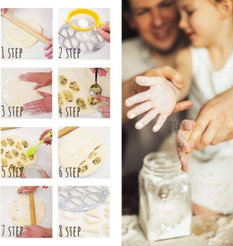 FORMA FOREMKA PIEROŻNICA DO PIEROGÓW USZEK PIEROGI RAVIOLI WYKROJNIK