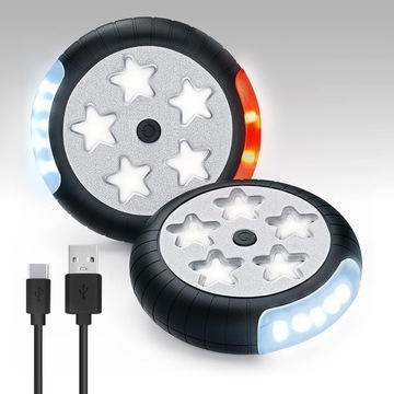 Lampka do wózka dziecięcego ładowana przez USB 2szt