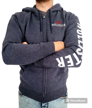 Hollister rozpinana bluza męska z kapturem r. M