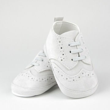 СЕРЫЕ КРЕЩЕННЫЕ ТАПОЧКИ для крещения ГОДА МАЛЕНЬКОГО 10 см