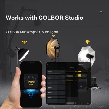 COLBOR CL100XM одноцветный заполняющий светильник для температурной фотосъемки