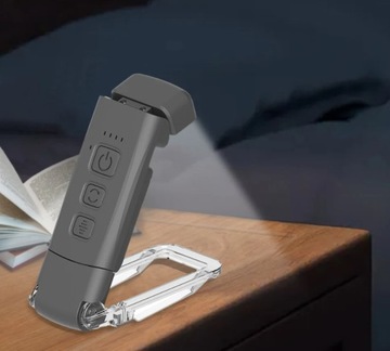 USB-лампа для чтения книг, 3 цвета света, ночник с 9 светодиодами