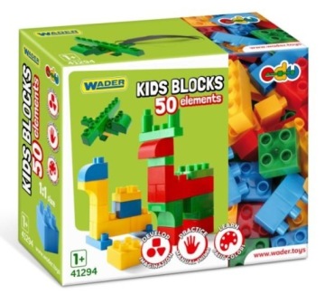 Kids Blocks klocki 50 el Wader 41294