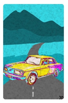 Magnes na lodówkę Volvo 264 D klasyk