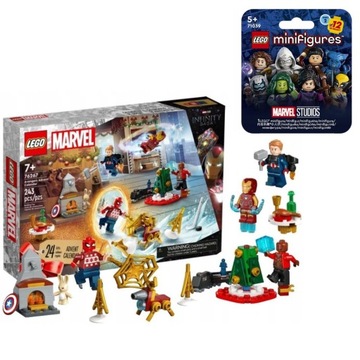 LEGO AVENGERS KALENDARZ ADWENTOWY 2023 ŚWIĄTECZNY ZESTAW 76267 + GRATIS