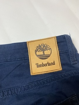 TIMBERLAND Chinosy SLIM GRANATOWE Spodnie W36 L32