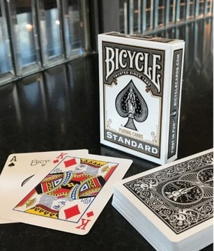 Игральные карты Bicycle Standard Rider Back Black (версия для США)
