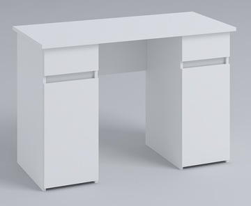 JULIA BIURKO białe 2 szuflady nowoczesne 110 cm