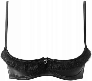 CALZEDONIA INTIMISSIMI BIUSTONOSZ HALF CUP CZARNY FUTERKO 85B