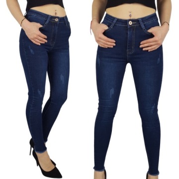 DAMSKIE - SPODNIE - JEANSOWE MODELUJĄCE CLASSIC 2
